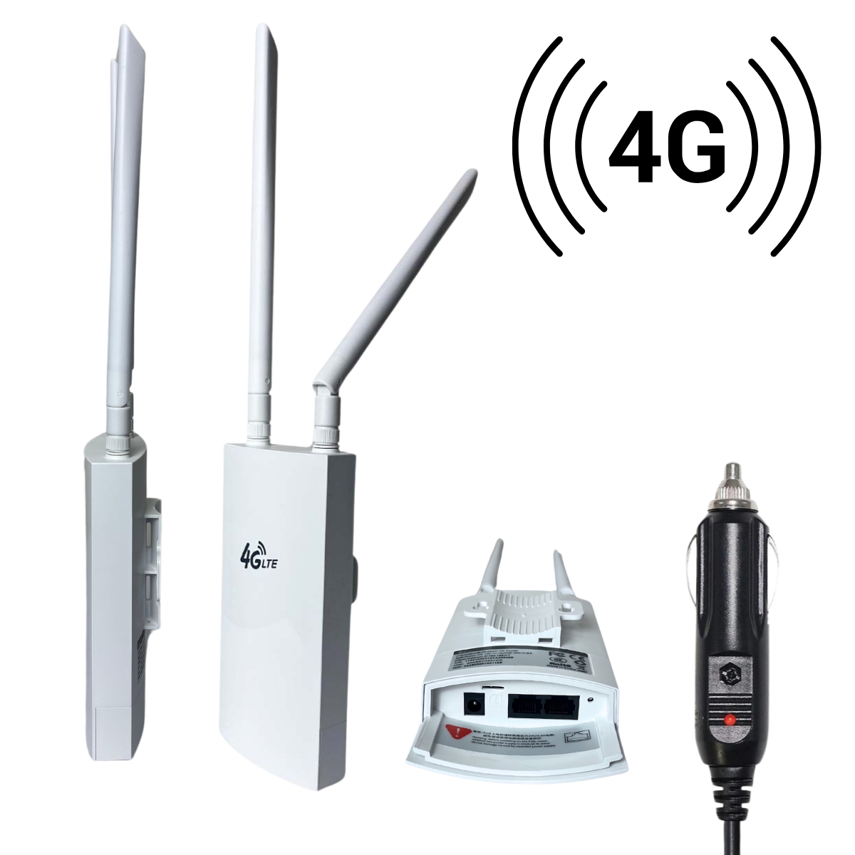 Roteador Portátil 4G Veicular 12/24V 110/220V Wi-fi Internet