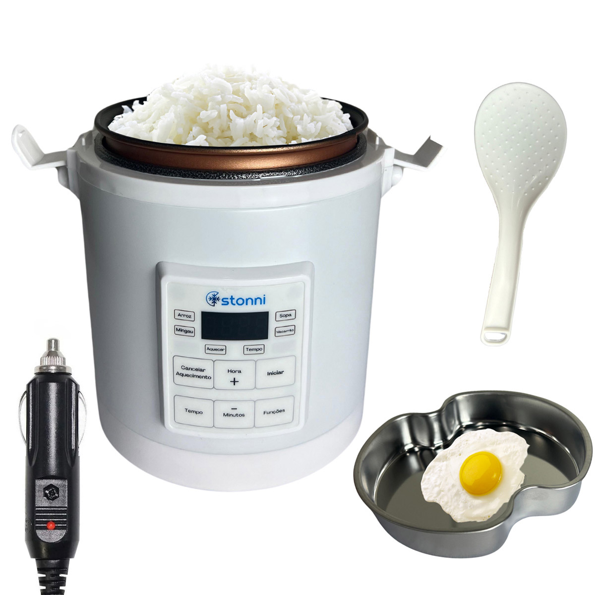 Panela de Arroz Elétrica 12/24v