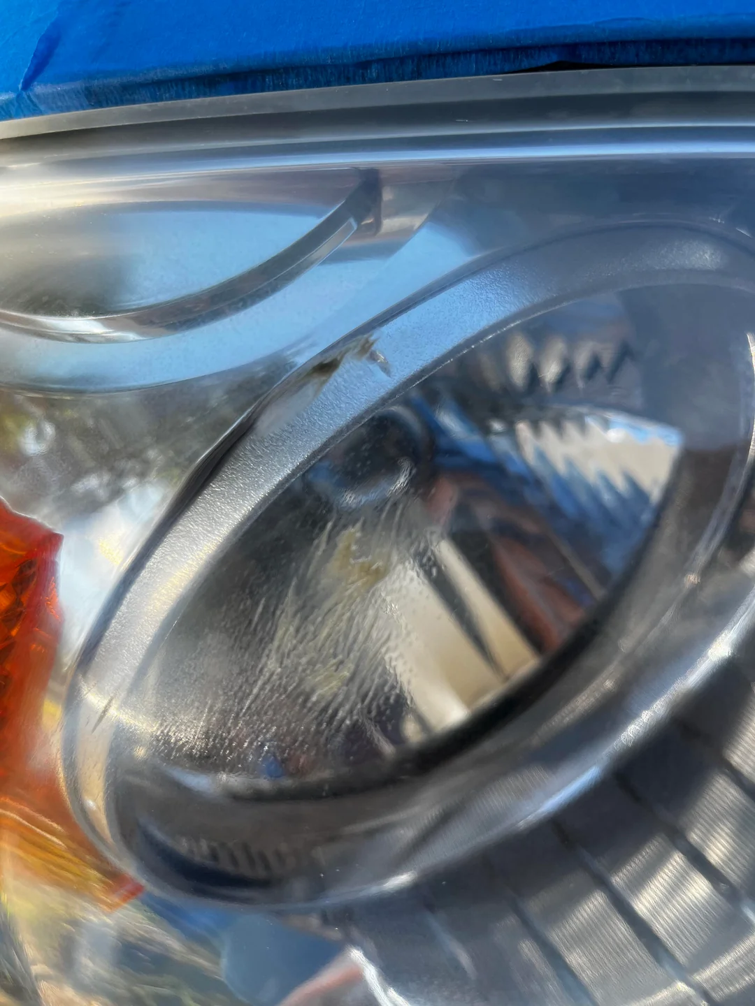 DIY Headlight Restoration Failure Example 2
