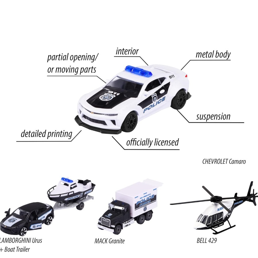 Majorette Police Force Gift Set 5 pack