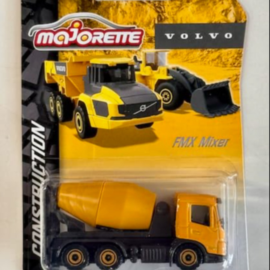 Majorette FMX Mixer, Die-Cast Construction Truck
