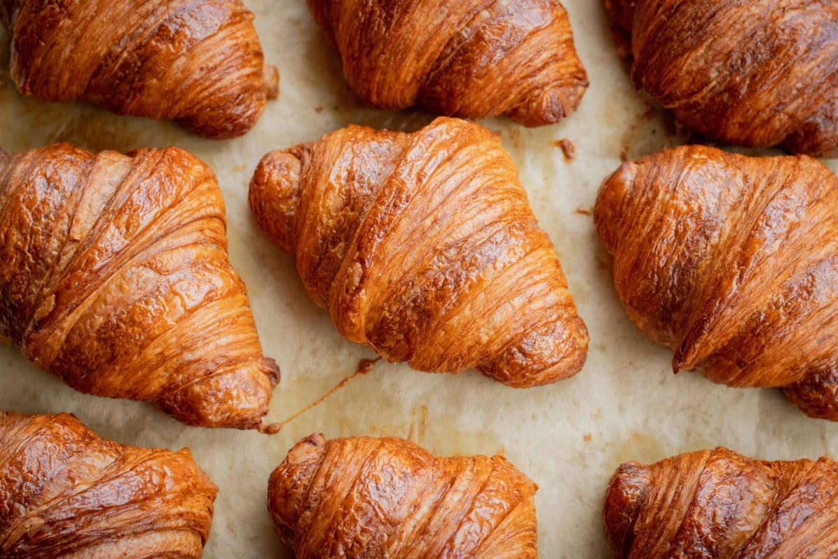 Eat a French croissant