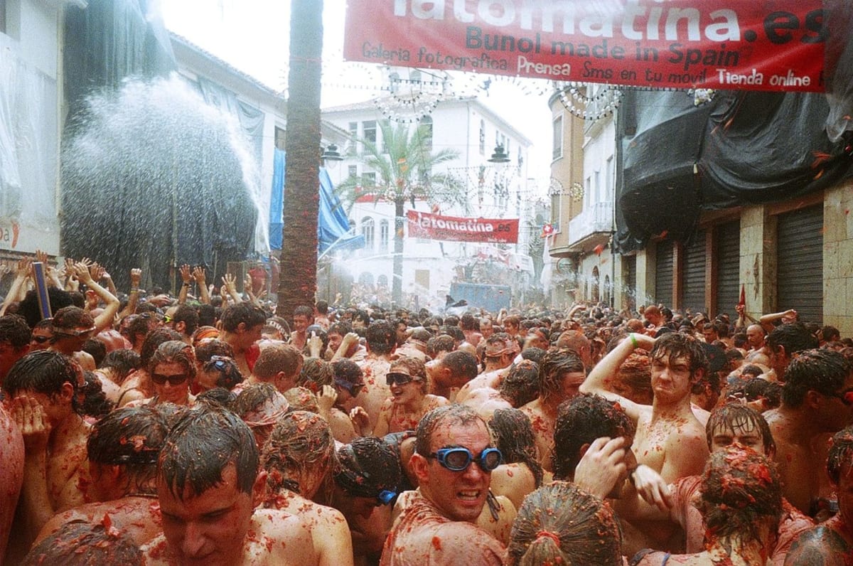 Attend the La Tomatina Festival