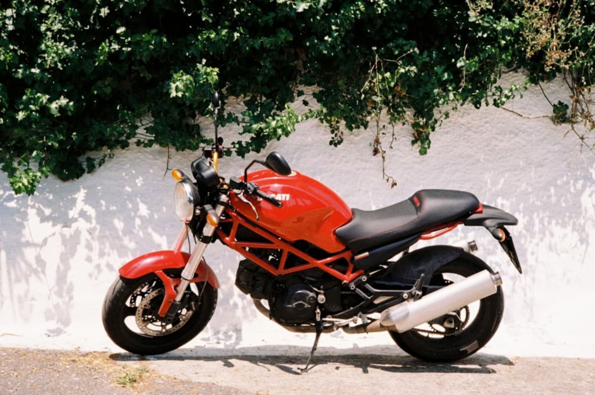 Ride a motorcycle