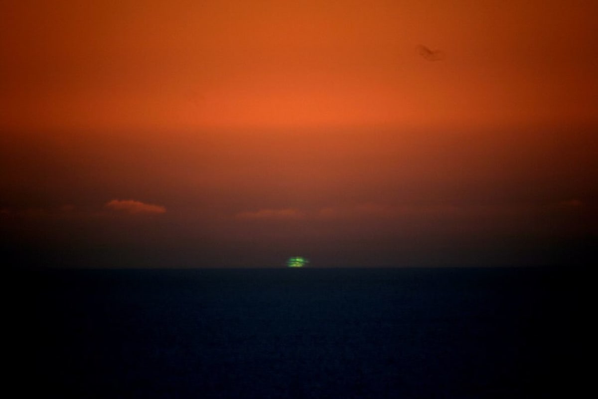 See a green flash sunset