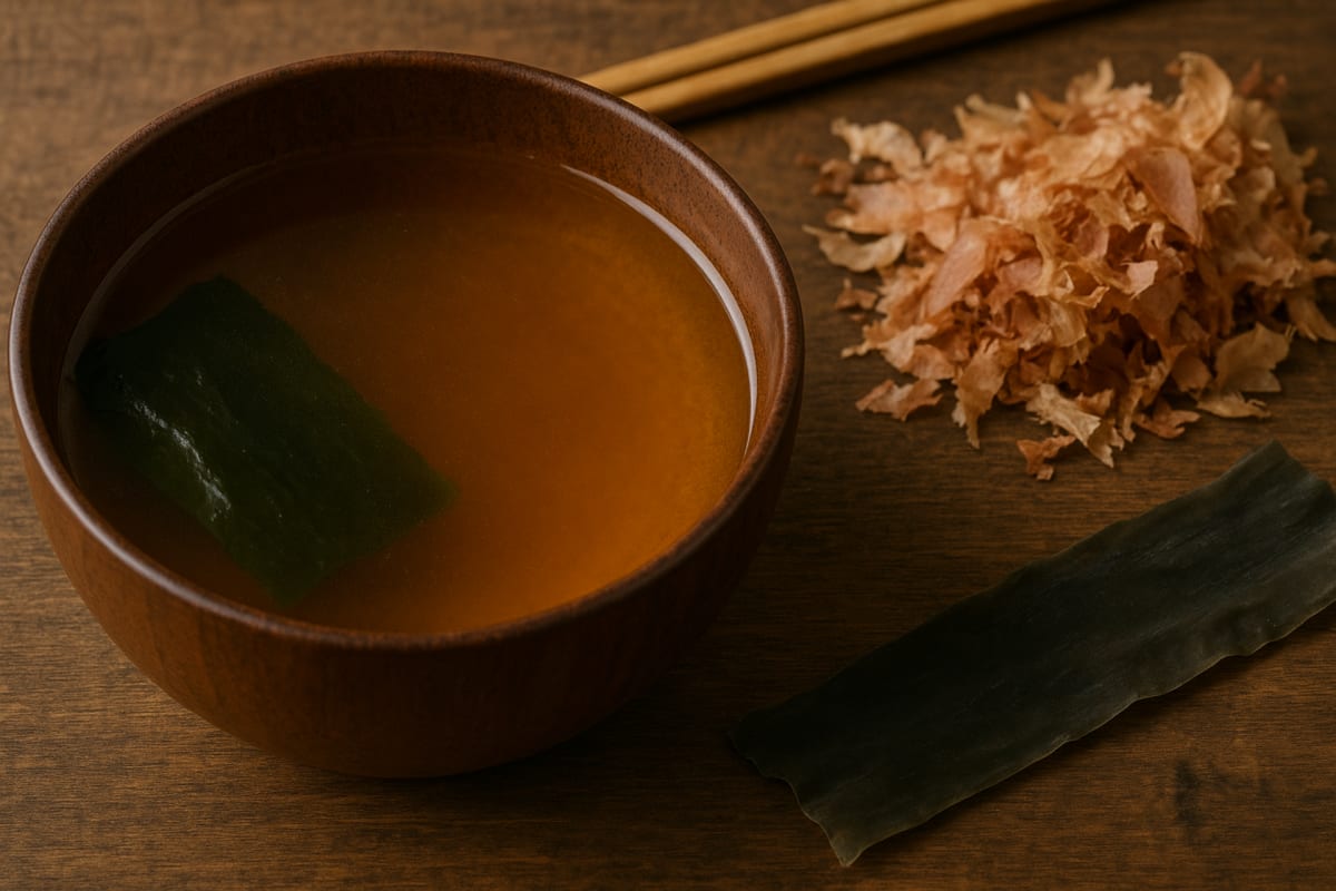 Eat dashi soup