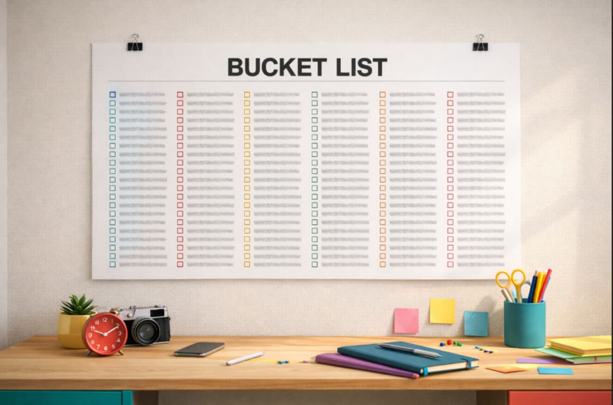 Print bucket list