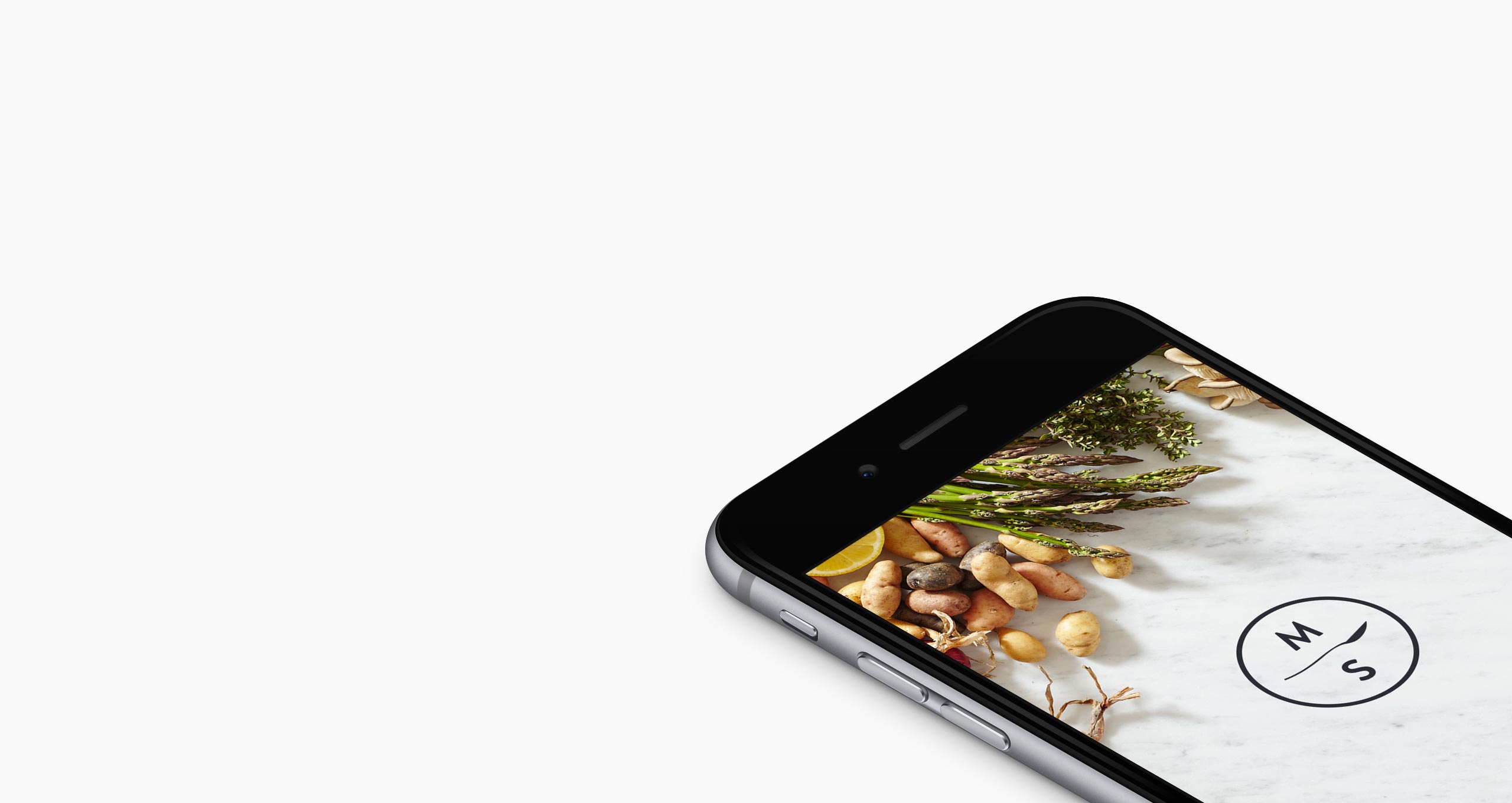 Mobile device depicting Marley Spoon apps loading screen.