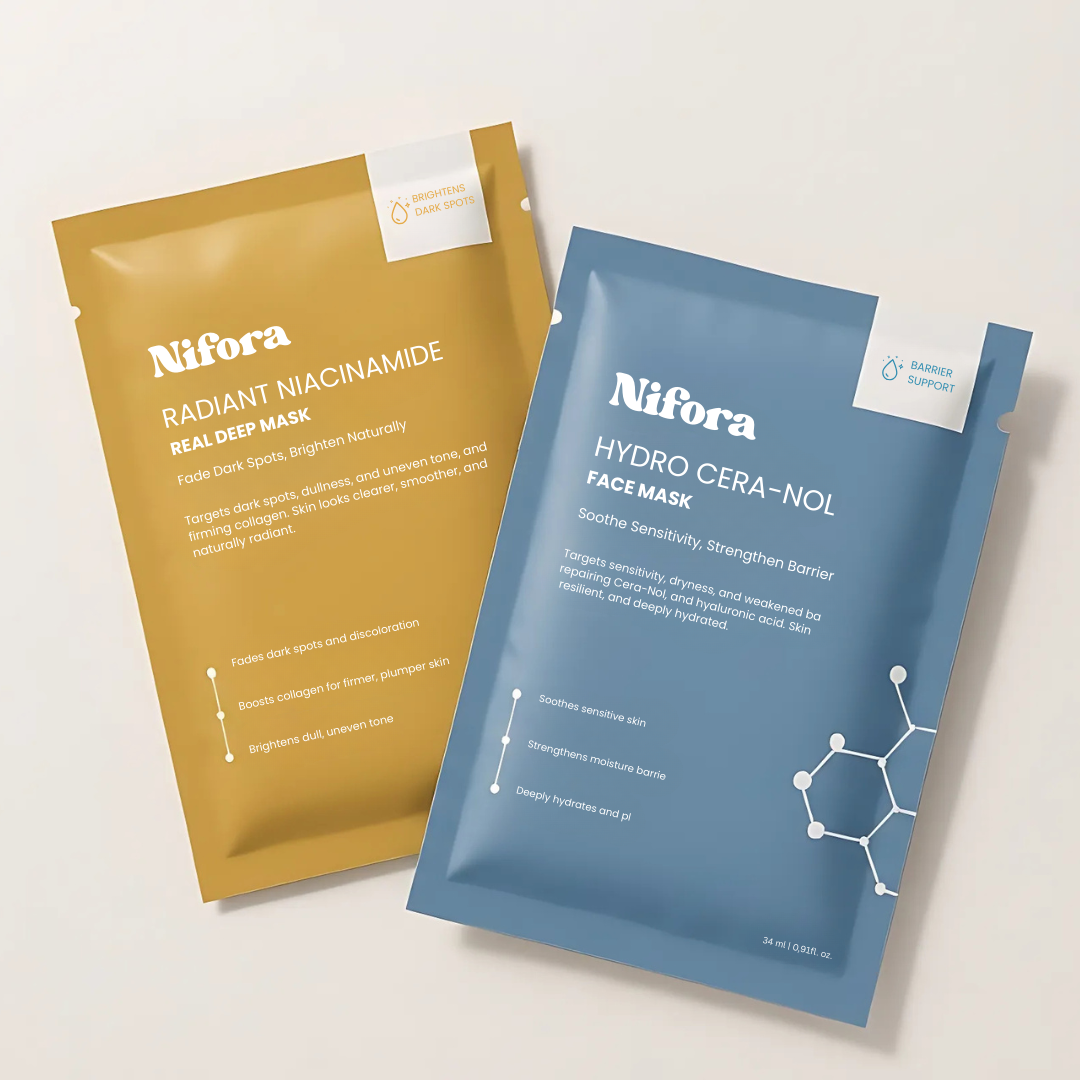 Hydrating Face Mask & Radiance Face Mask | Glowing Skin In 15 Minutes | Nifora