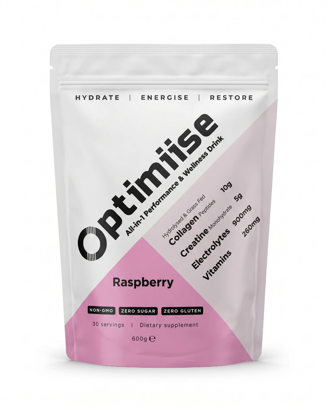 Best Creatine for Men – All-in-1 Performance Drink – Raspberry