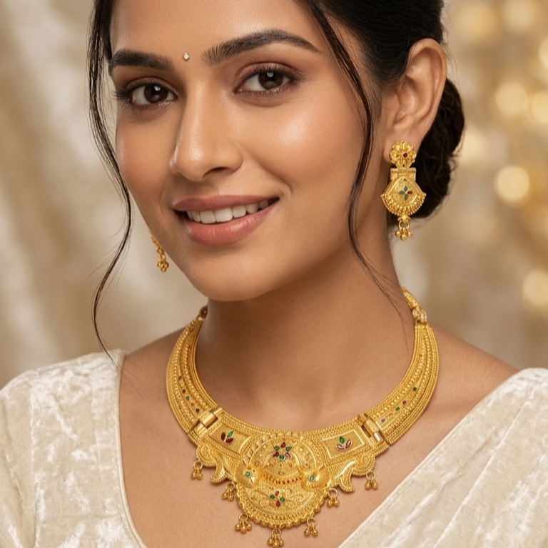 The Cladly Swarna Choker Set
