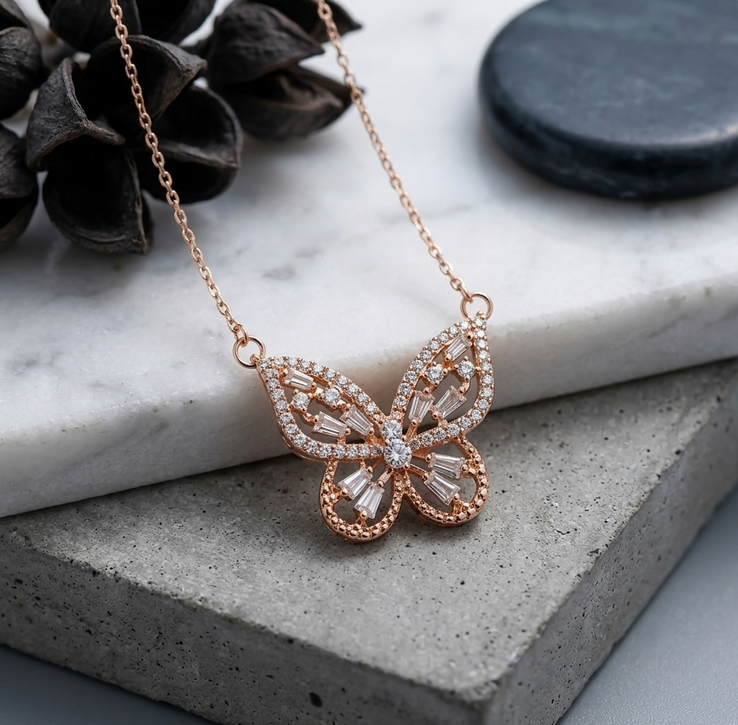 Love Butter-fly Pendant