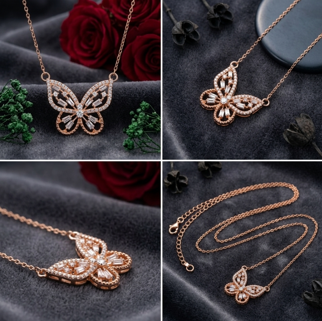 Love Butter-fly Pendant view 2