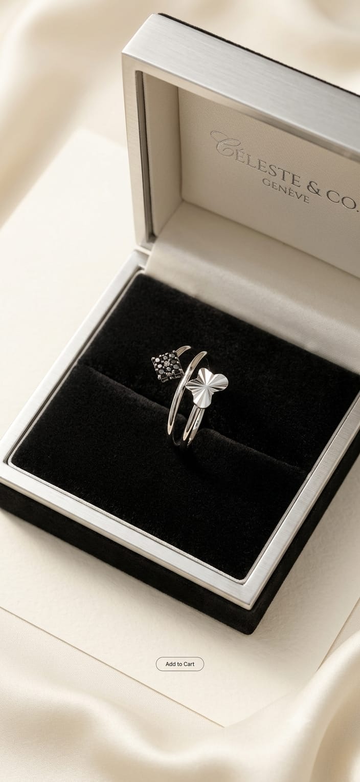 Silver polished Ring