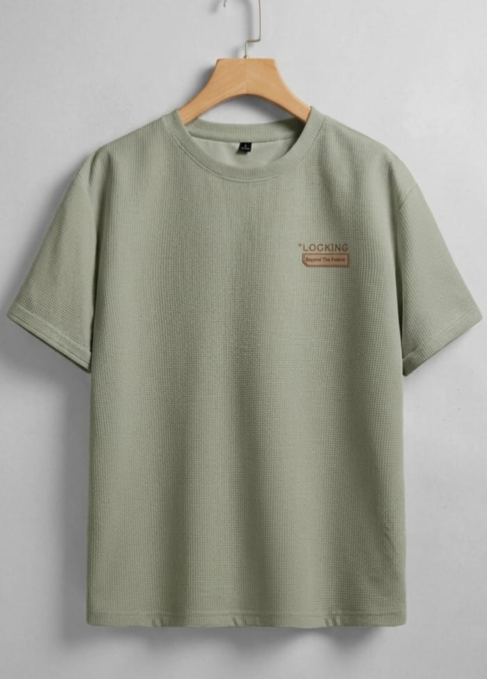 Urban Retreat Sage Waffle-Knit Tee