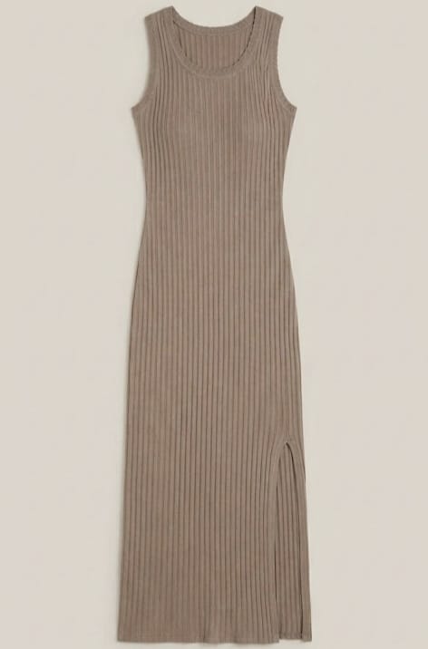 Bodycon brown maxi length Dress