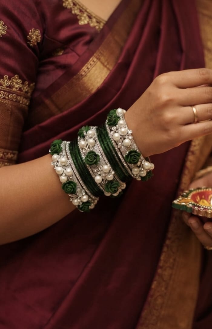 Rhinestone bangle