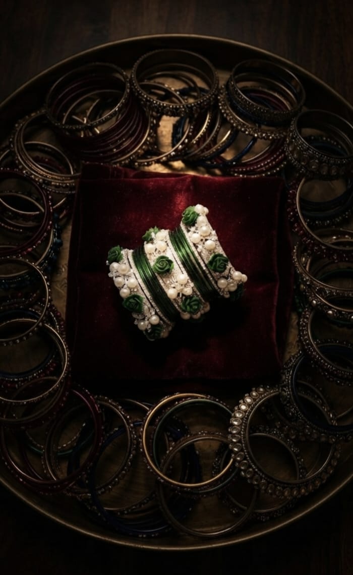 Rhinestone bangle view 2