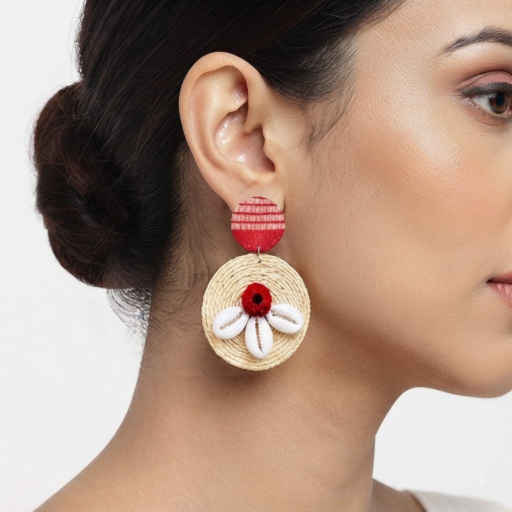 Boho Fusion Handcrafted Earring Combo Set view 3
