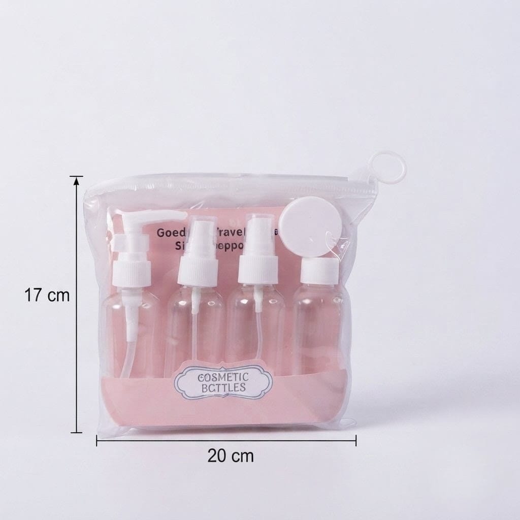 5-In-1  Portable Travel Cosmetic Bottle & Toiletry Set view 3