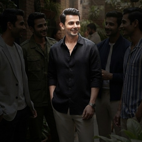 Men's Relaxed-Fit Linen Casual Shirt view 2