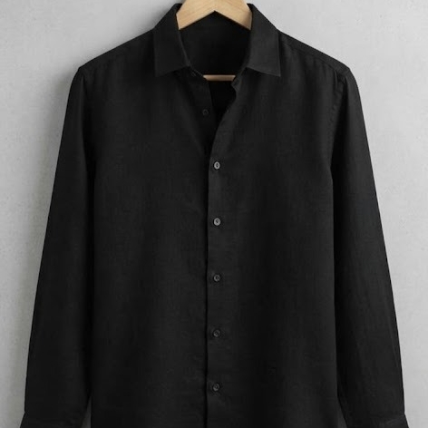 Men's Relaxed-Fit Linen Casual Shirt view 3
