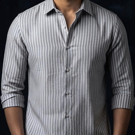 Men's Executive Striped Formal Shirt