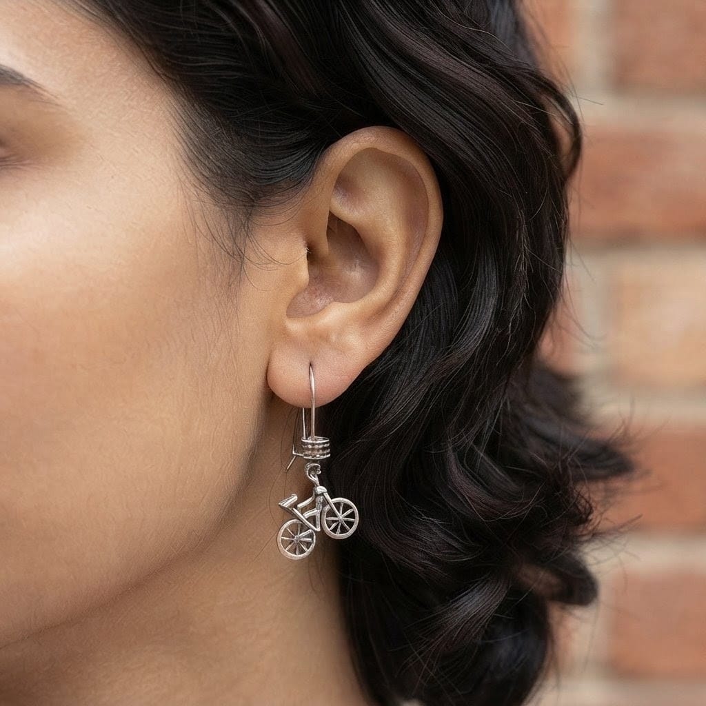 The Daily Pedal Dangle Earrings view 3