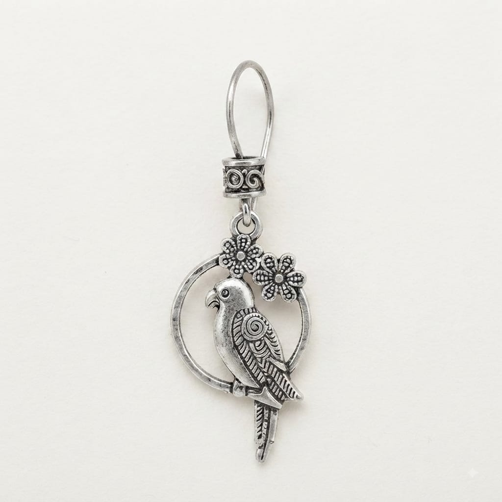 Argent Cove Songbird & Blossom Dangle Earrings view 4