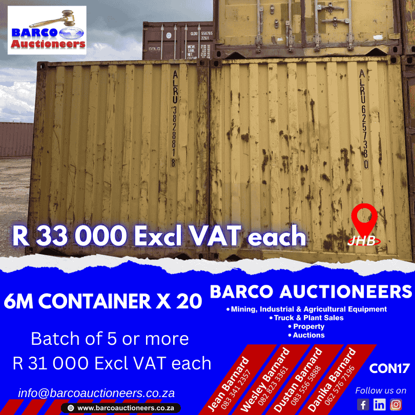 CON17_6M Container x 20