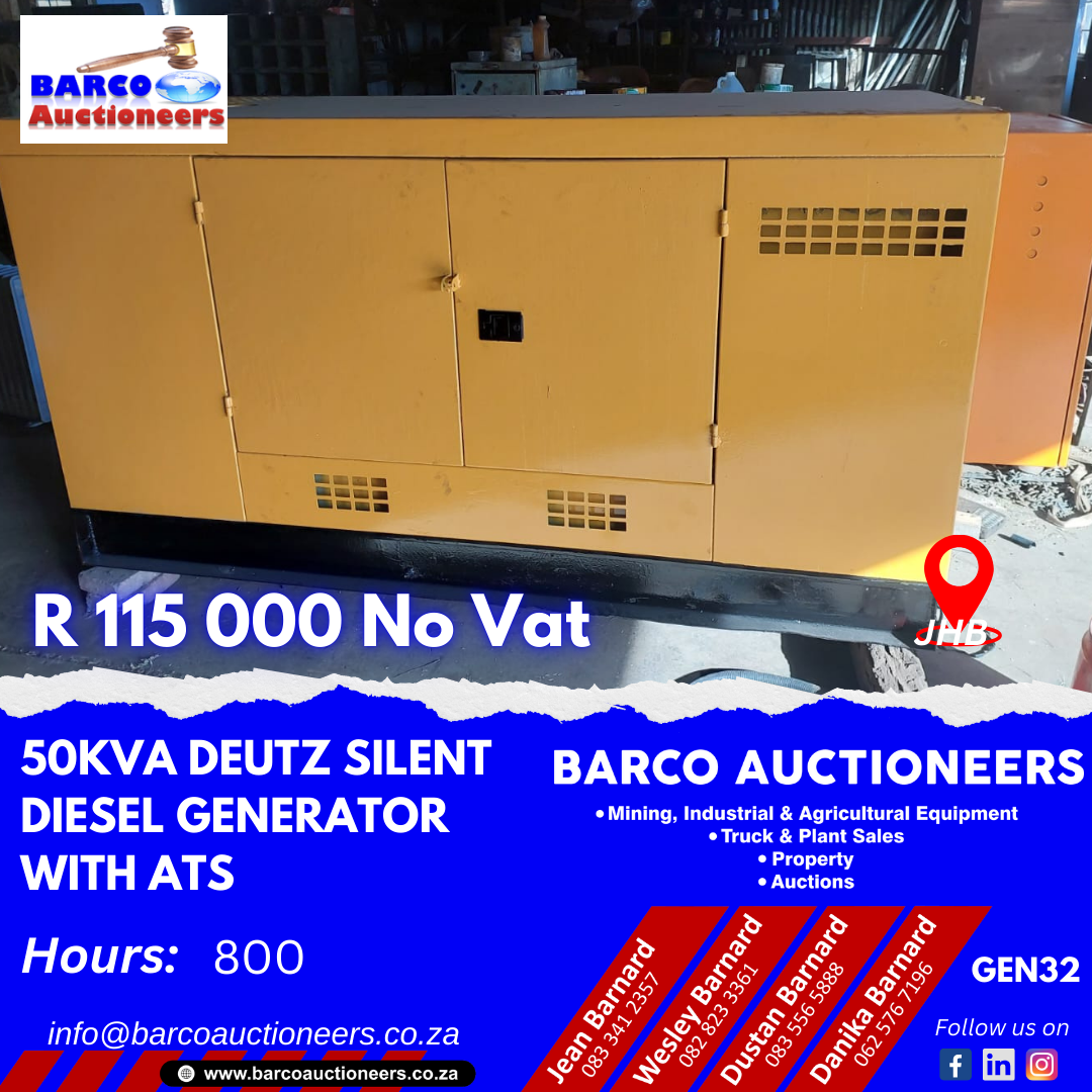 GEN32_50kva Deutz silent diesel generator with ats