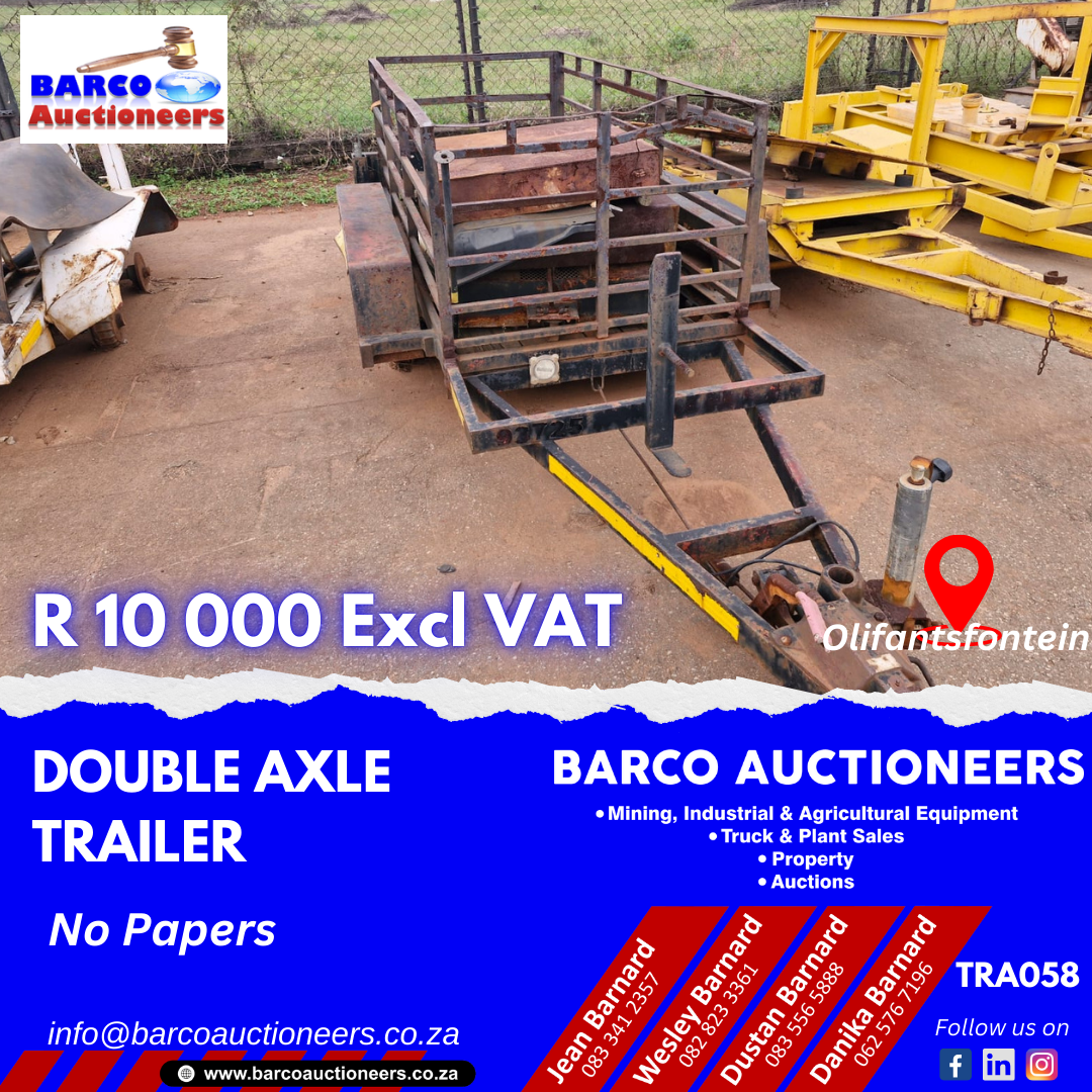 TRA058_Double Axle Trailer