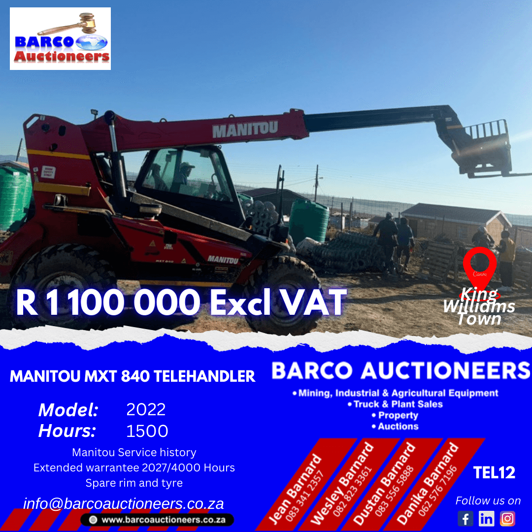 TEL12_Manitou MXT 840 Telehandler 2022 model