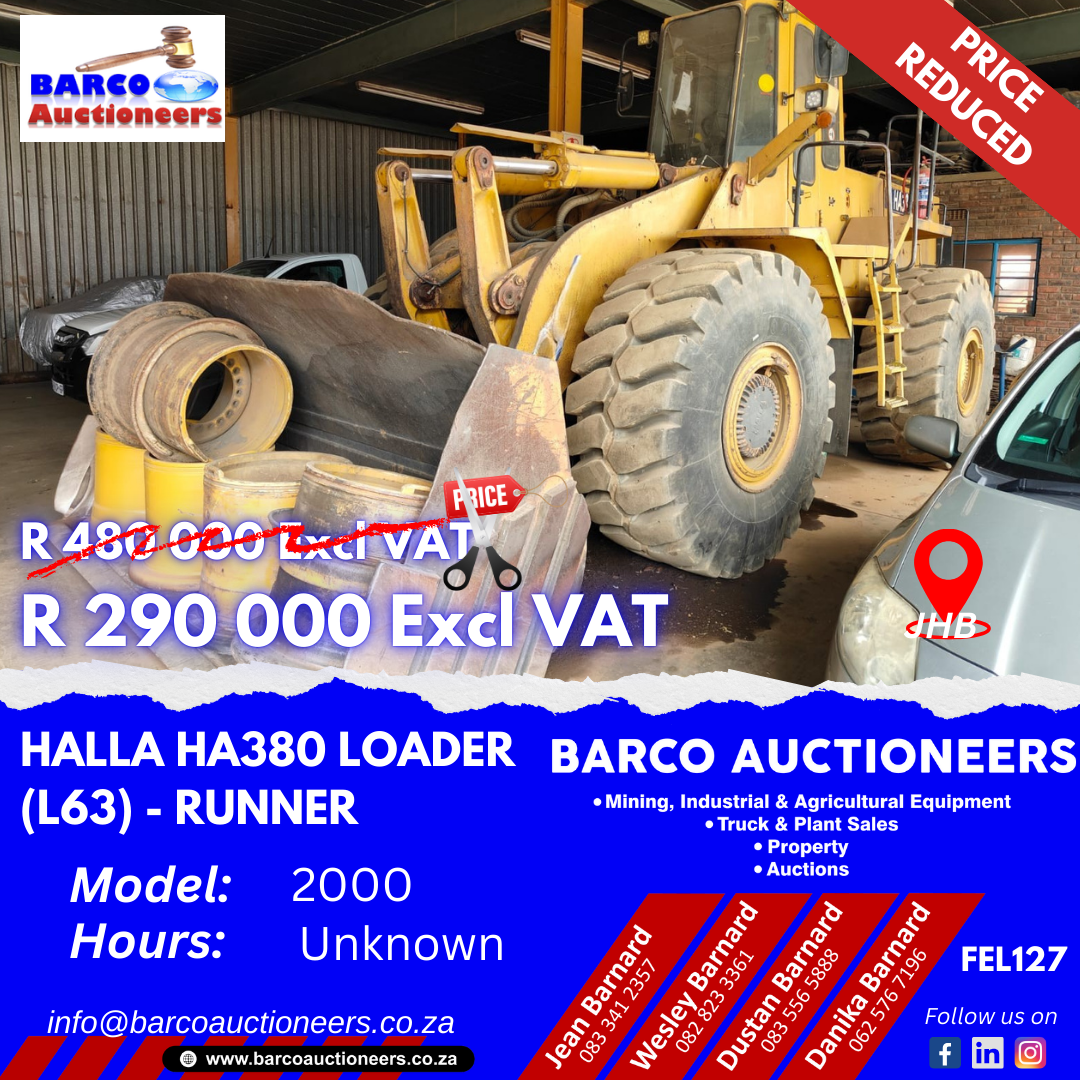 FEL127_Halla HA380 Loader 2000 Model