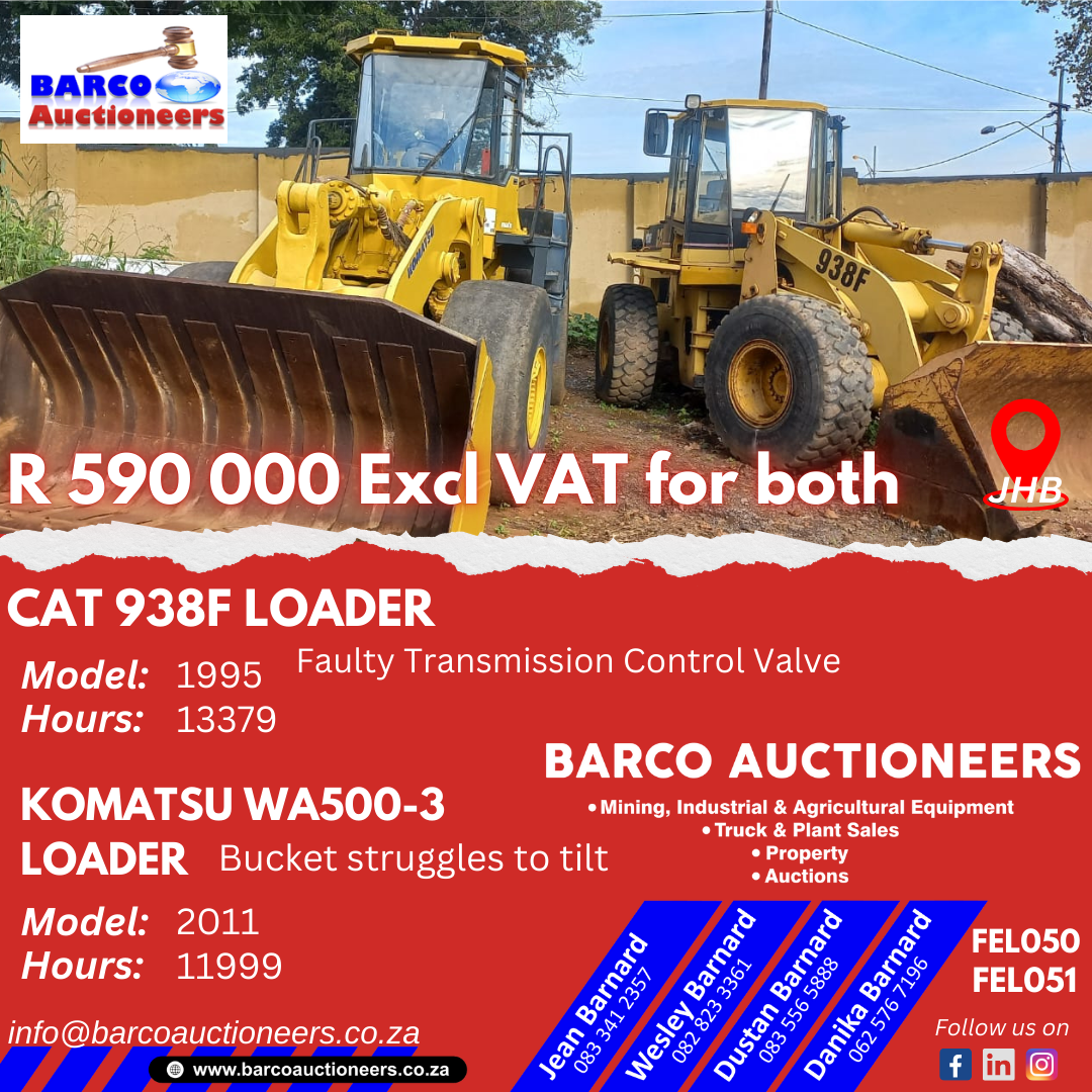 FEL050/051_Cat 938F Loader/Komatsu WA500-3 Loader/ 1995/2011 model