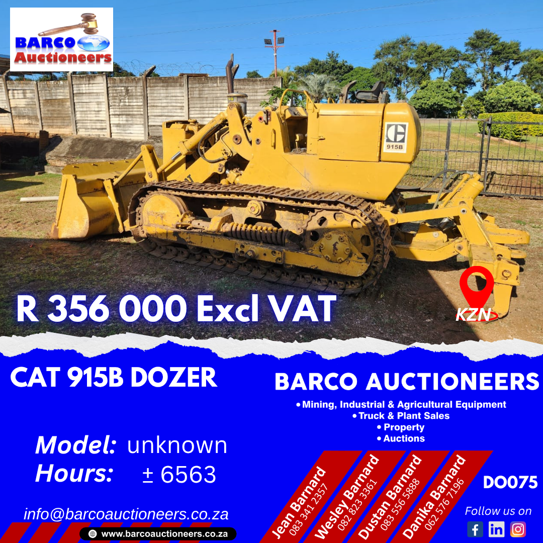 DO075_CAT 915B Dozer Year model unknown