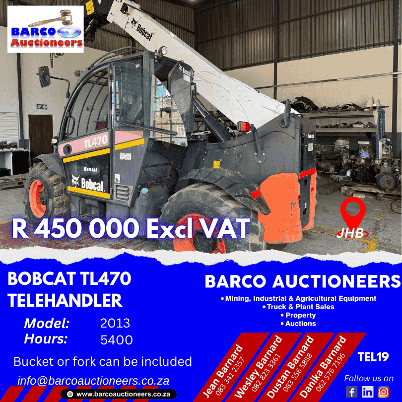 TEL19_Bobcat TL470 Telehandler 2013 model