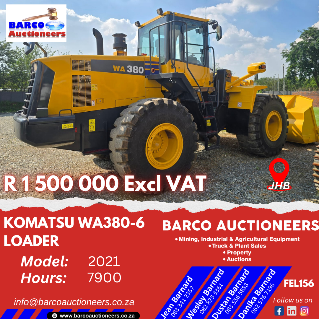 FEL156_Komatsu WA380-6 Loader 2021 model