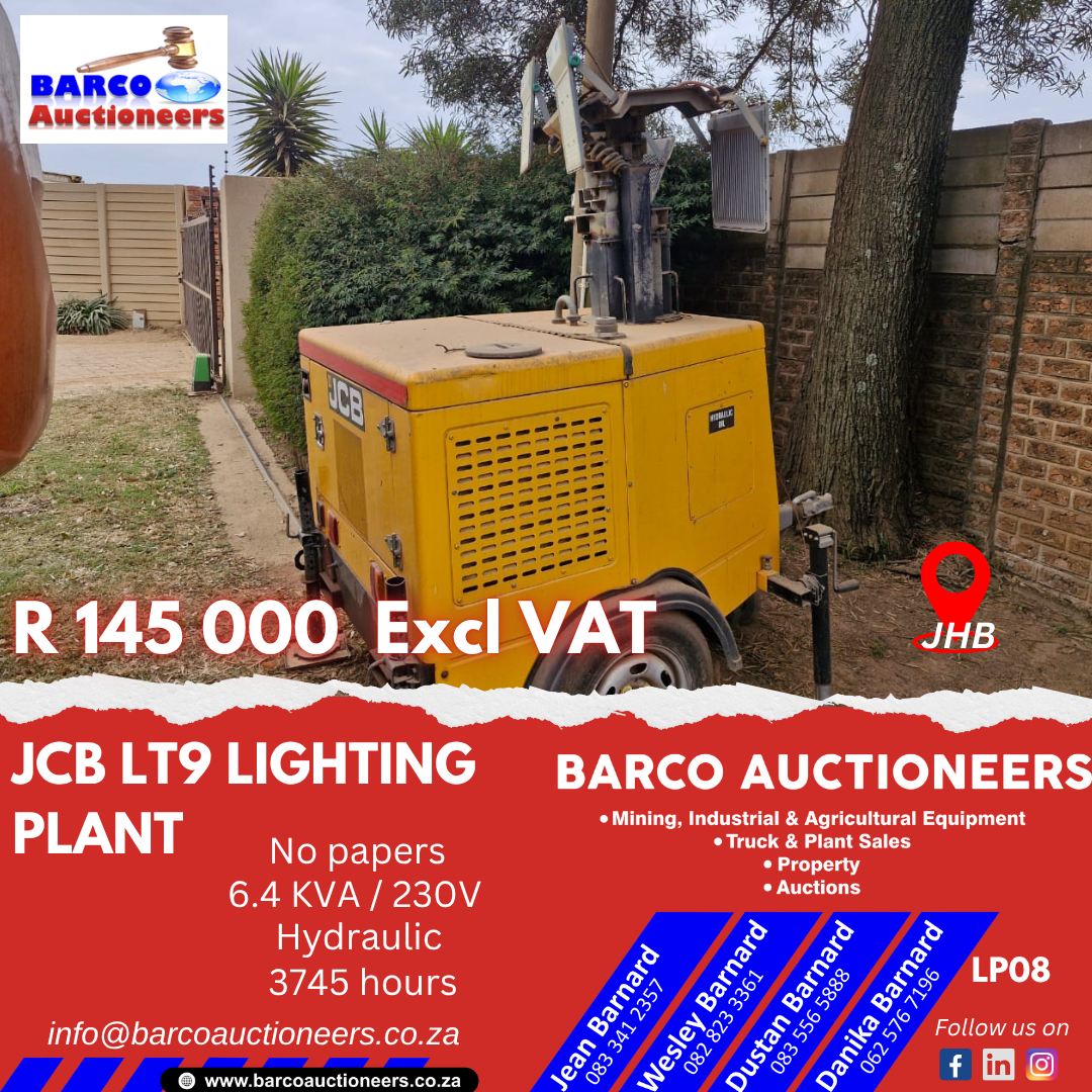 LP08_JCB LT9 lighting plant 6.4 KVA / 230V