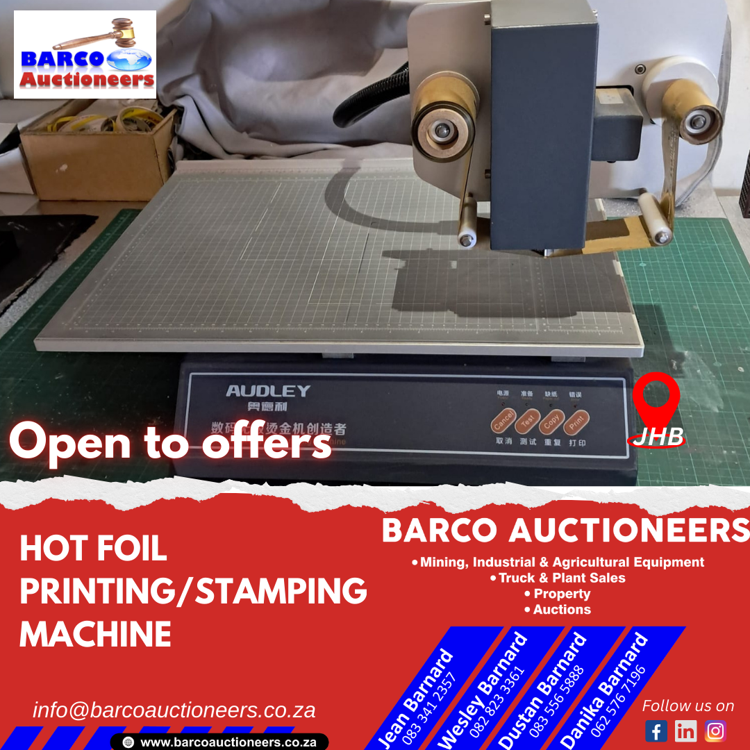 PRINTER_Hot foil printing / stamping machine