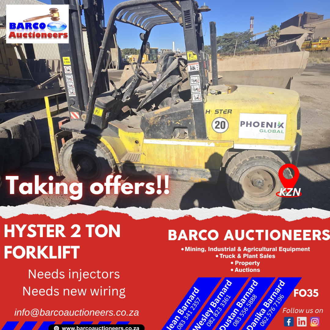 FO35_Hyster 2 ton forklift Taking offer!!
