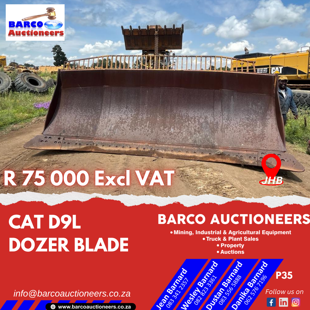 P35_Cat D9L Dozer blade JHB