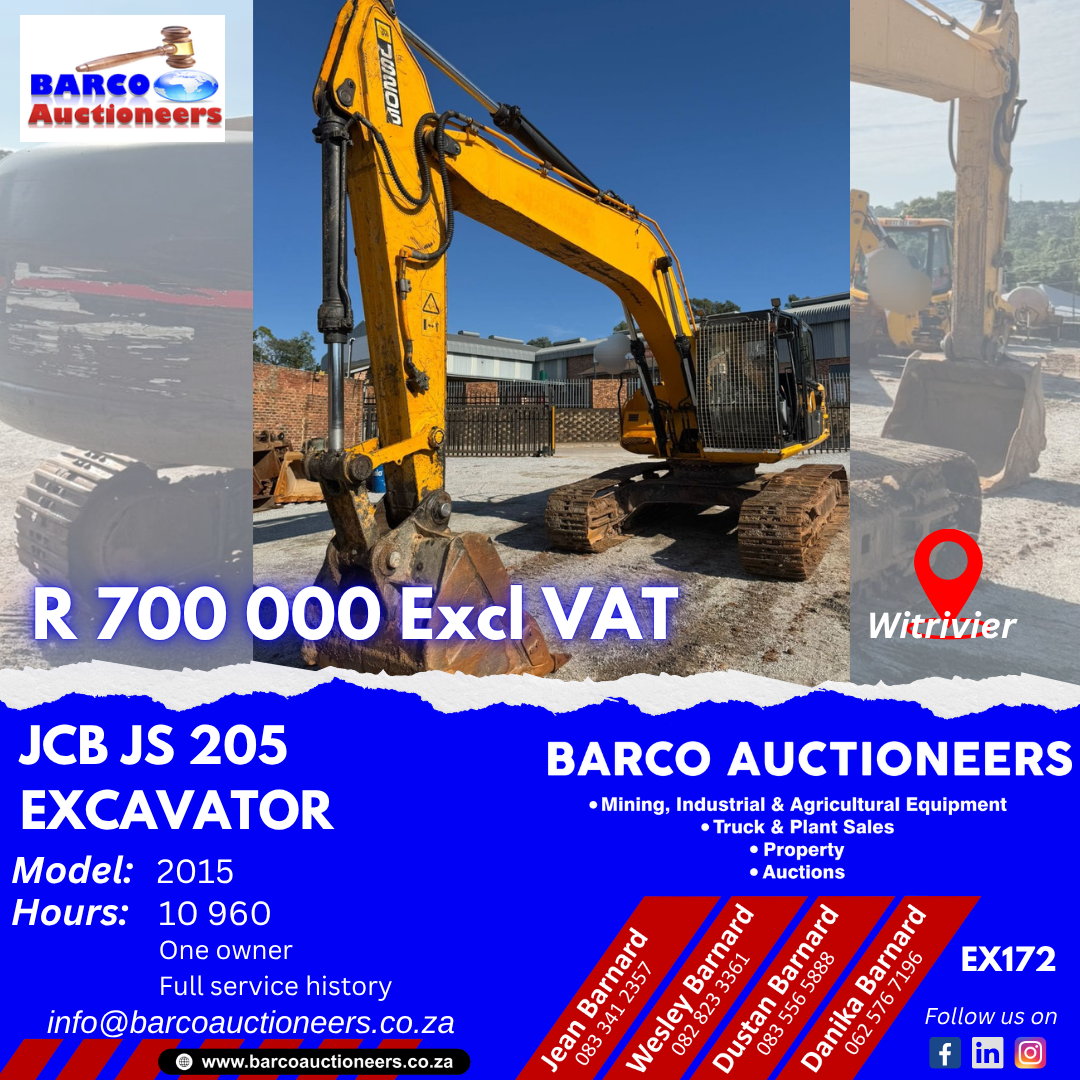 EX172_JCB JS 205 Excavator V10 2015 model
