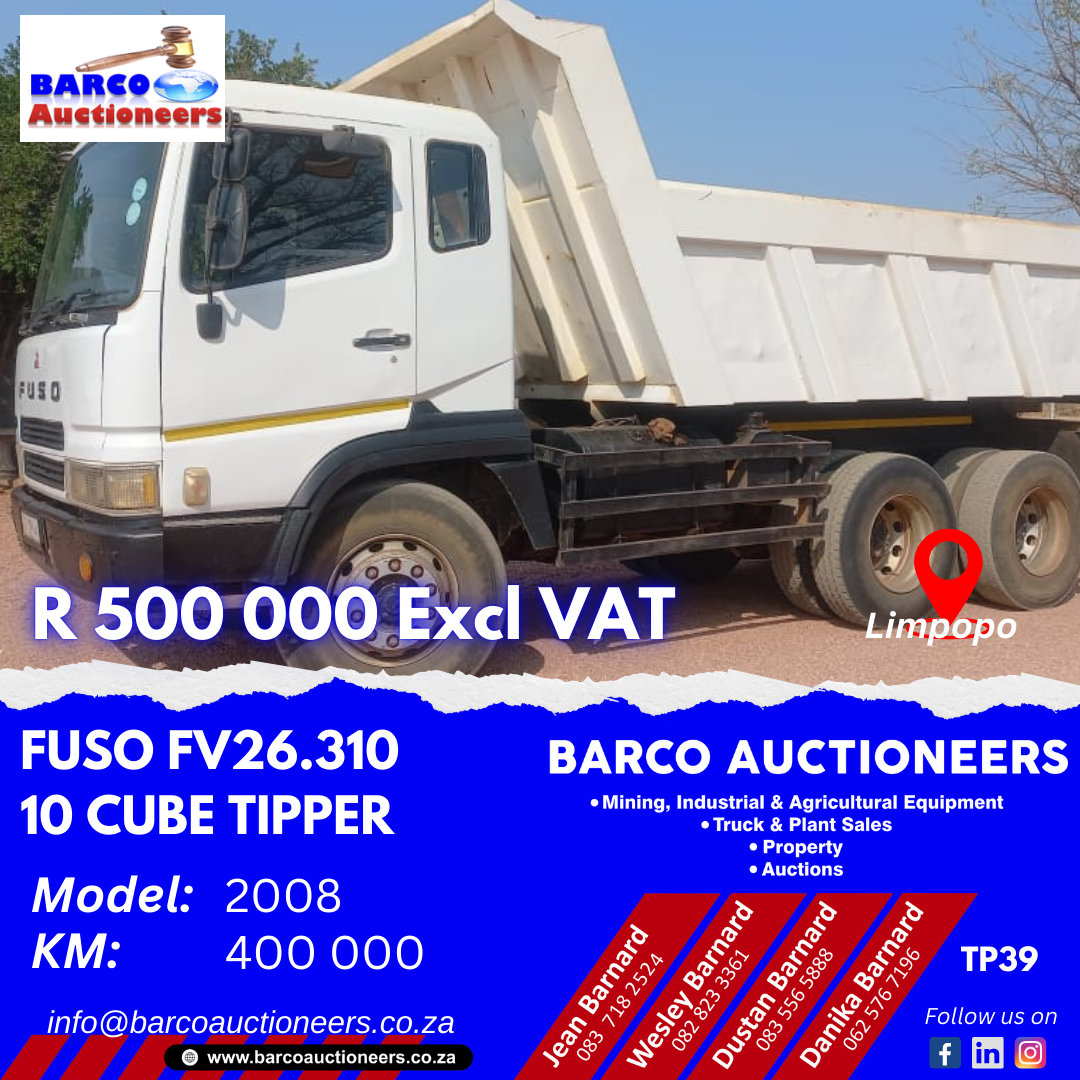 TP39_Fuso FV26.310 10 cube tipper 2008 model