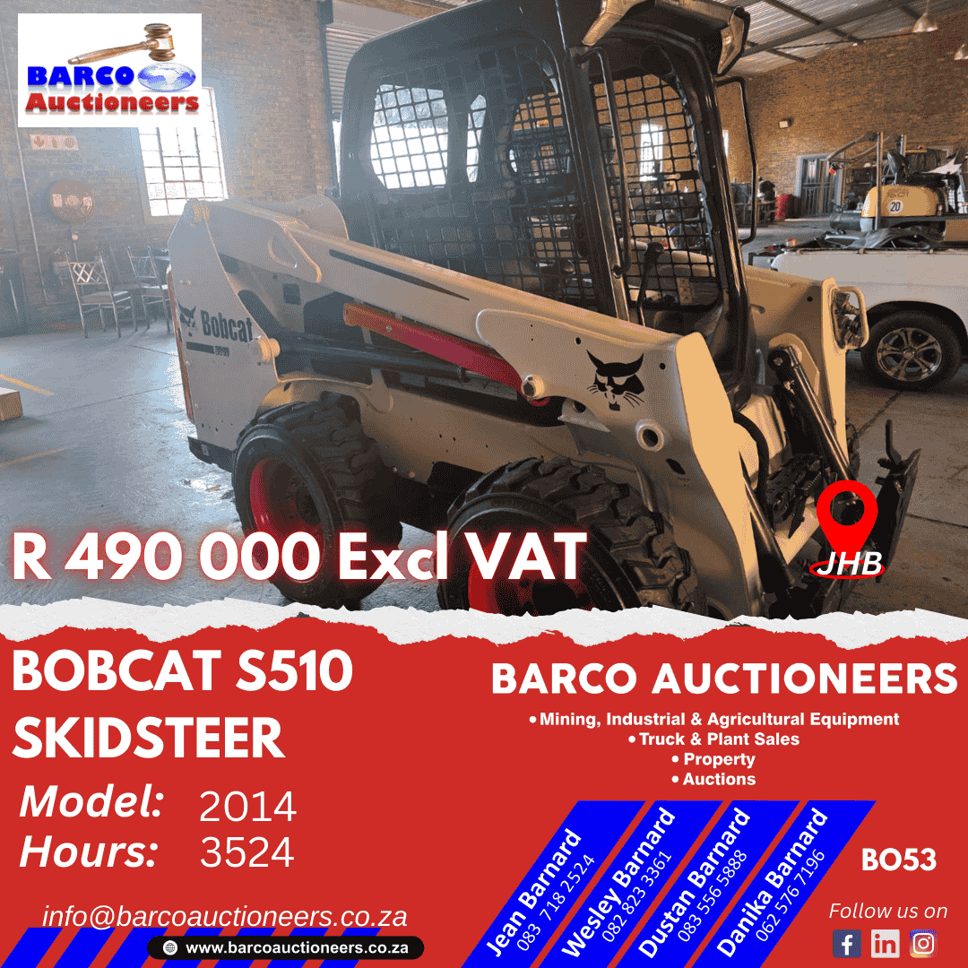 BO53_Bobcat S510 Skidsteer 2014 model
