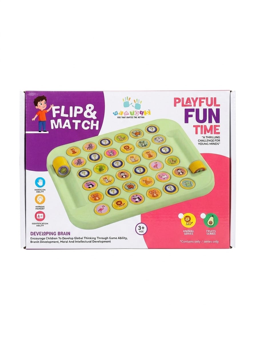 Flip And Match Fun Game for Kids
