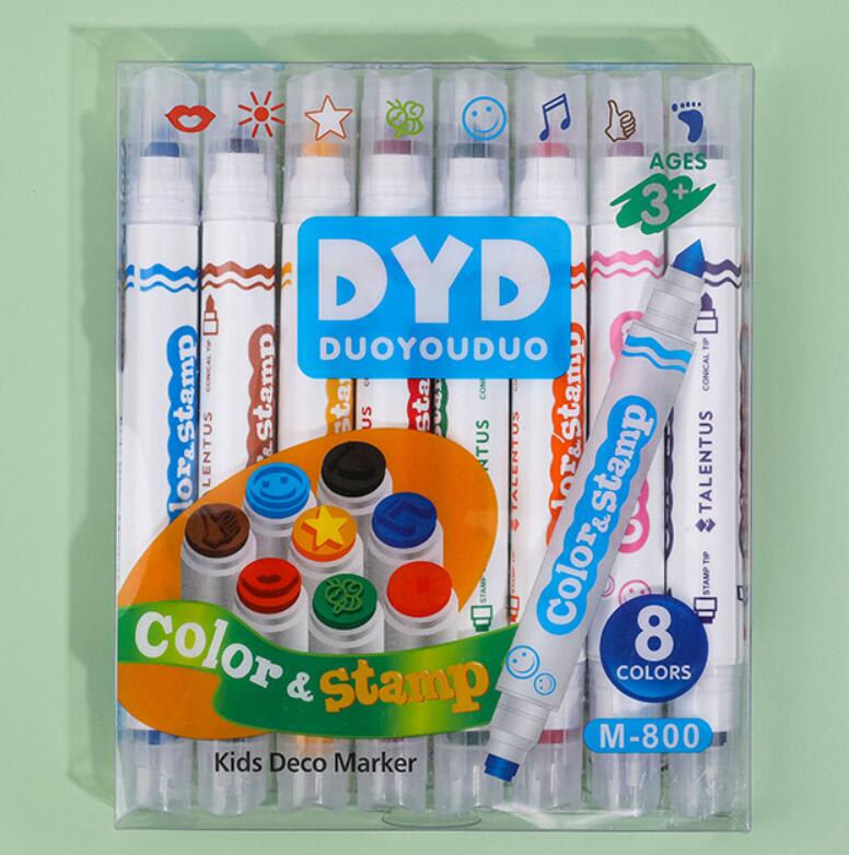 DYD Color And Stamp - Set 0f 8