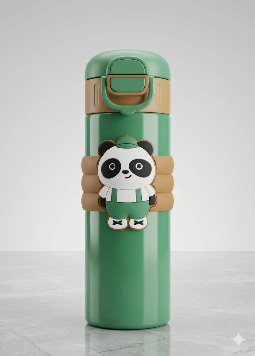 Designer Flip Bottle - Panda Theme