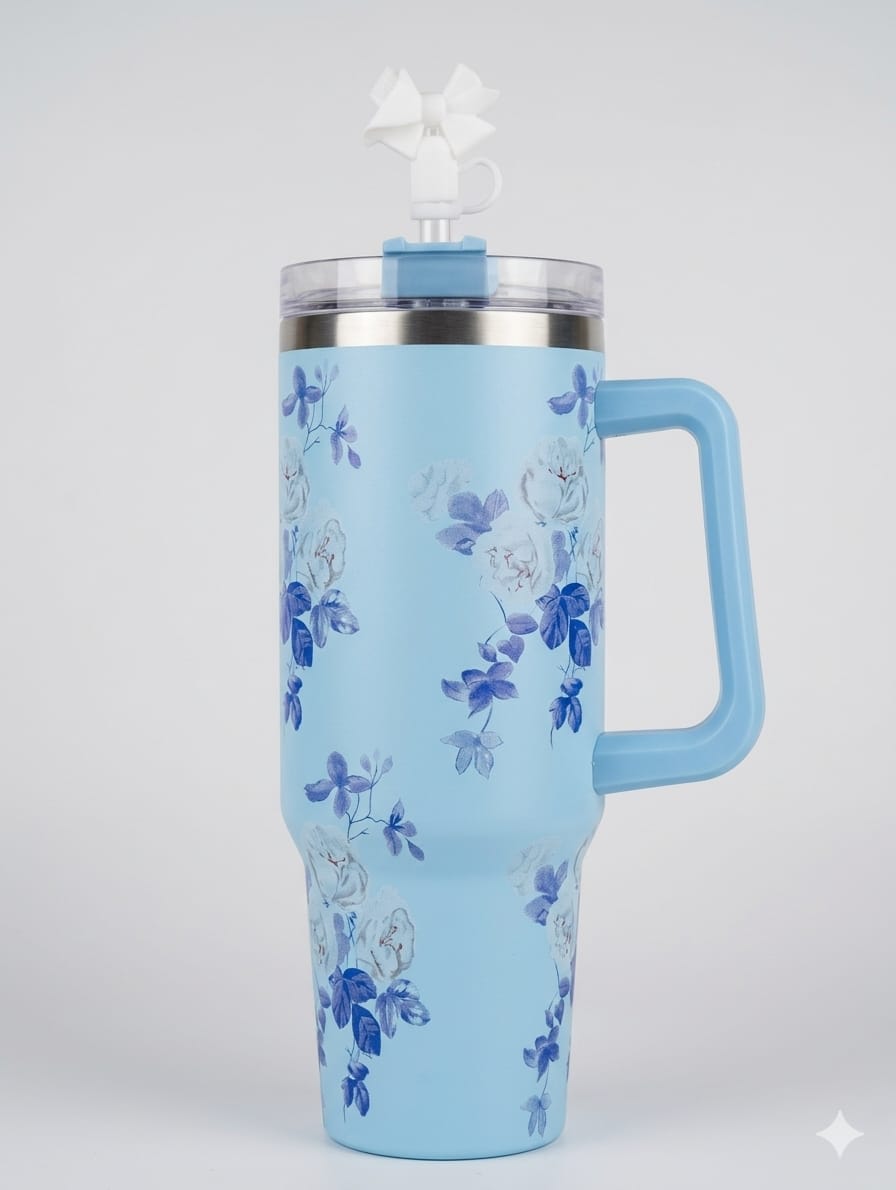 Designer Sipper Bottle - Blue 