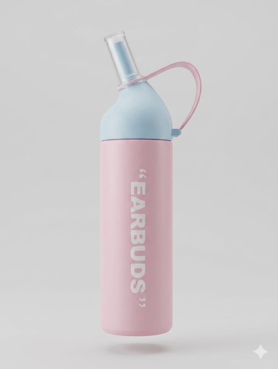 Designer Sipper Bottle - Pink